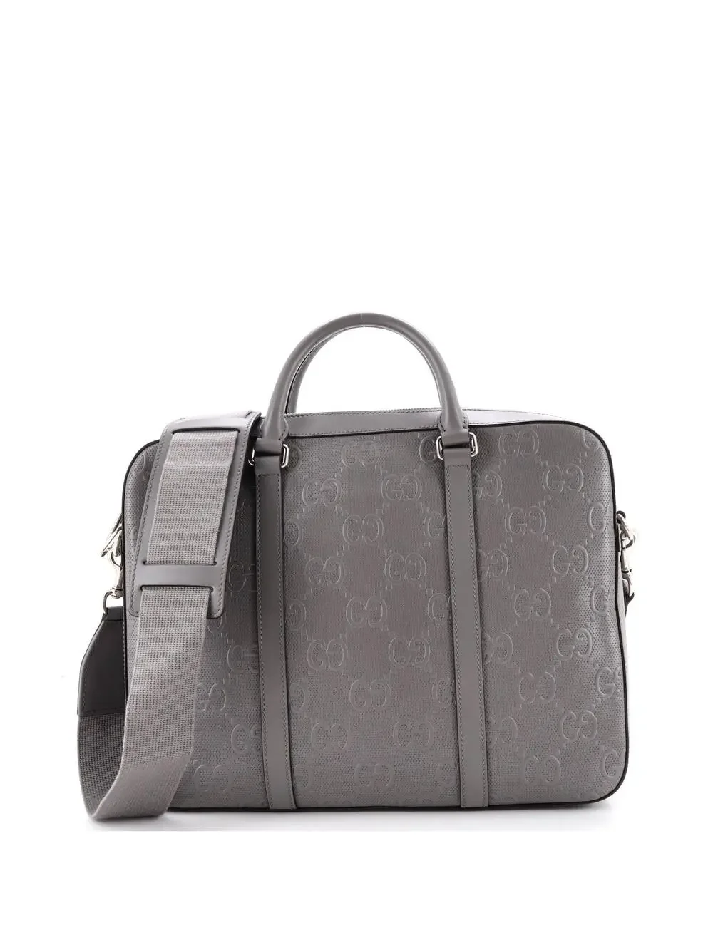 Gucci Briefcase Gg Embossed Perforated #320608G10B